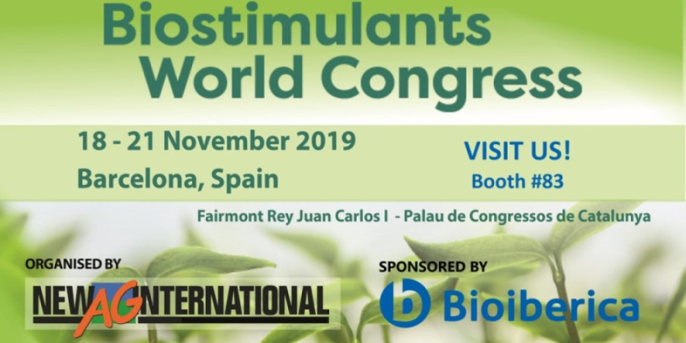 Bioibérica participará activamente en el 4º Congreso Mundial de Bioestimulantes, que este año se celebra en Barcelona