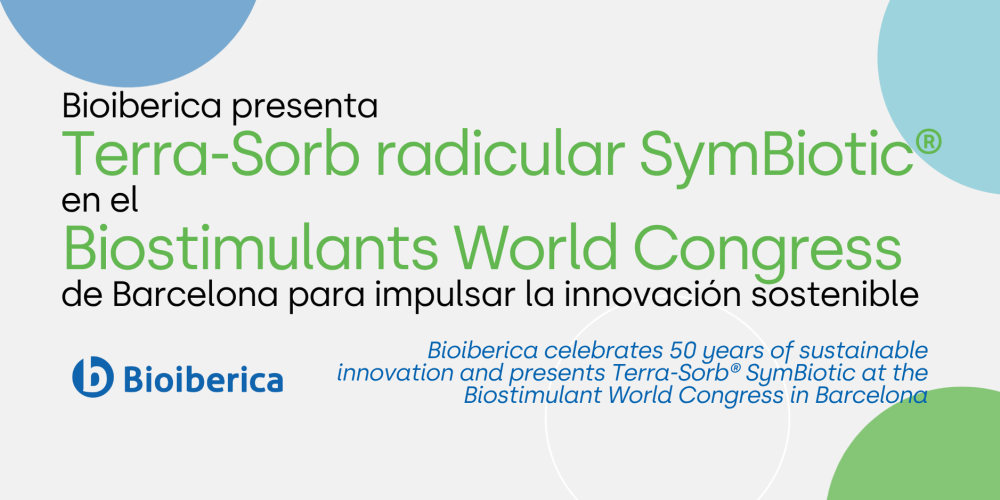 Bioiberica celebrates 50 years of sustainable innovation and presents Terra-Sorb® SymBiotic at the Biostimulant World Congress in Barcelona Bioiberica celebrates 50 years of sustainable innovation and presents Terra-Sorb® SymBiotic at the Biostimulant World Congress in Barcelona