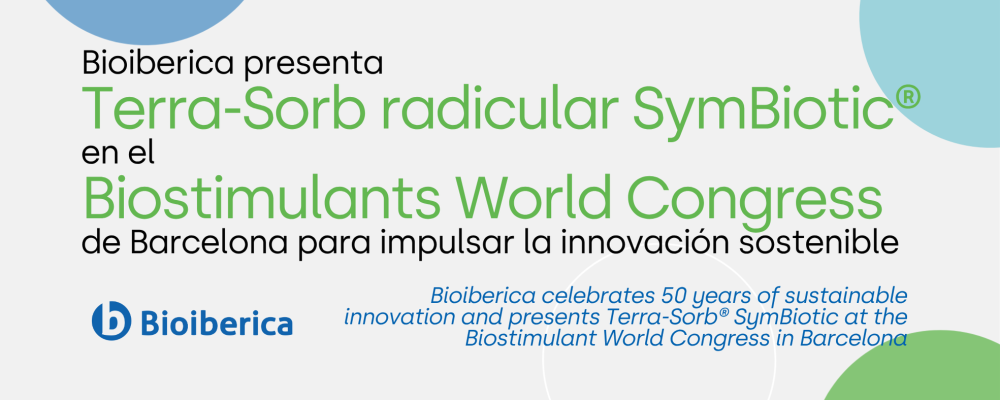 Bioiberica celebrates 50 years of sustainable innovation and presents Terra-Sorb® SymBiotic at the Biostimulant World Congress in Barcelona
