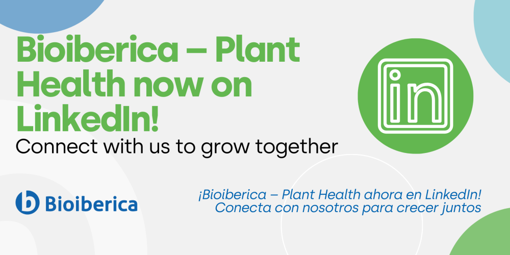 ¡Bioiberica – Plant Health ahora en LinkedIn! Conecta con nosotros para crecer juntos