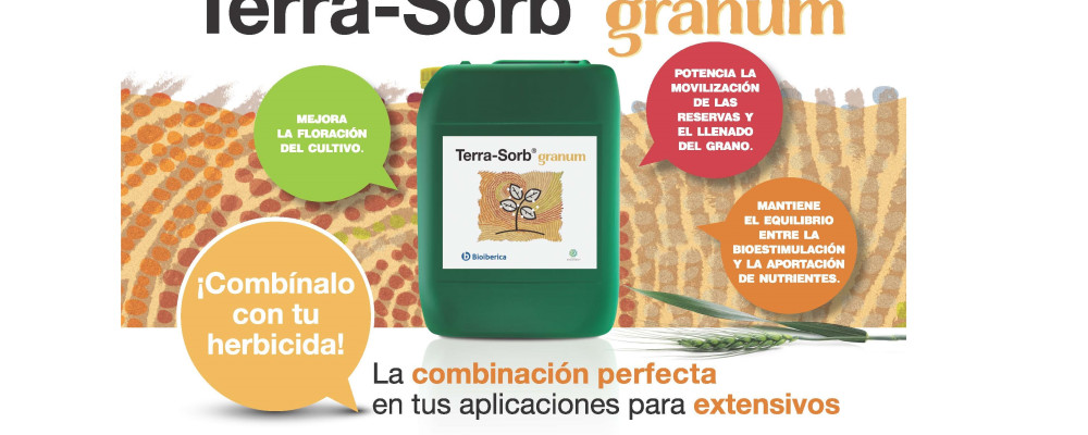 Bioibérica lanza Terra-Sorb® granum, un bioestimulante especialmente indicado para cultivos extensivos